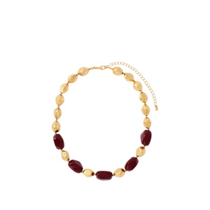 Mint Velvet Gold Tone Resin Chunky Beaded Necklace